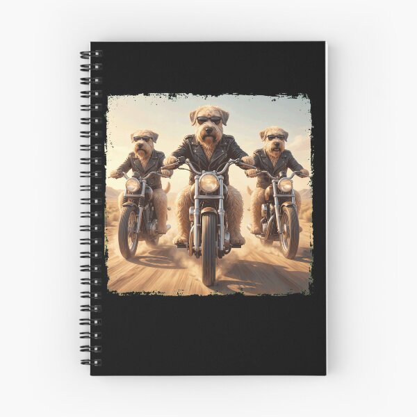 Item preview, Funny Soft Coated Wheaten Terrier Motorcycle Meme Dog Lover designed and sold by DoodleTortle.
