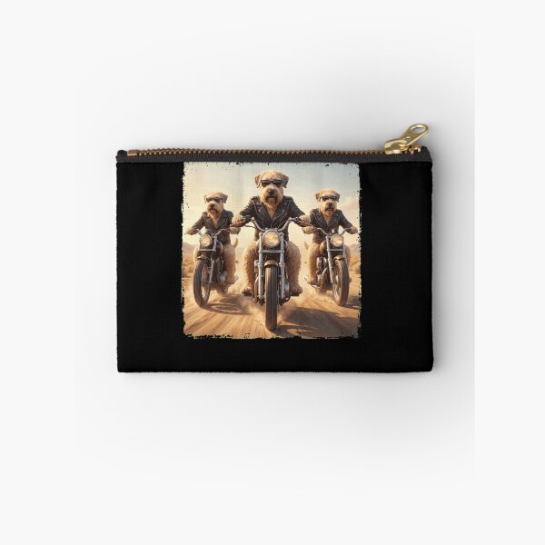 Item preview, Funny Soft Coated Wheaten Terrier Motorcycle Meme Dog Lover designed and sold by DoodleTortle.