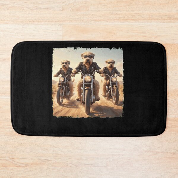 Item preview, Funny Soft Coated Wheaten Terrier Motorcycle Meme Dog Lover designed and sold by DoodleTortle.