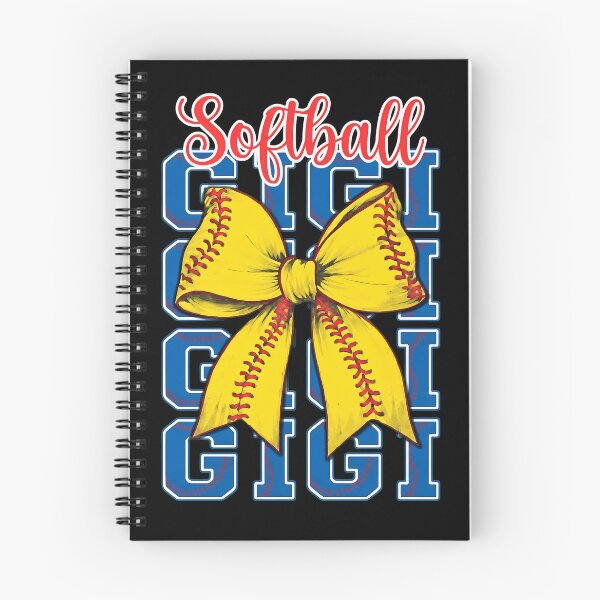 Item preview, Softball Gigi Yellow Bow Design designed and sold by LashondaGreen89.