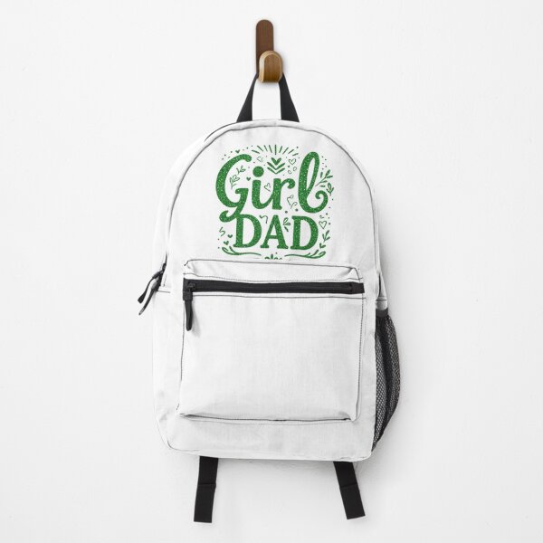 Item preview, Cute Girl Dad Floral Typography Green Heart Aesthetic designed and sold by EchoPrint Co..