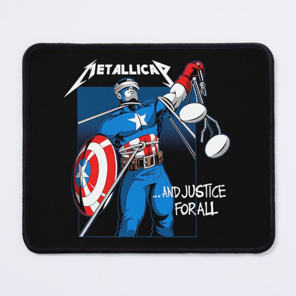 Item preview,  Captain America And Justice For All Metallica Mash designed and sold by Alison Magurean.