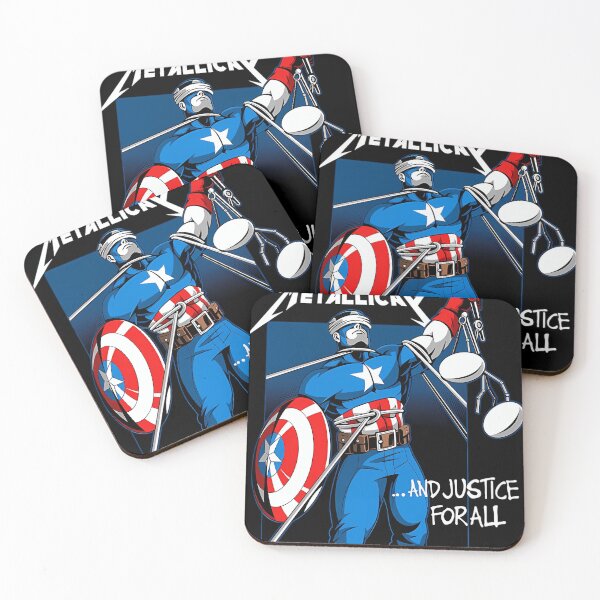 Item preview,  Captain America And Justice For All Metallica Mash designed and sold by Alison Magurean.