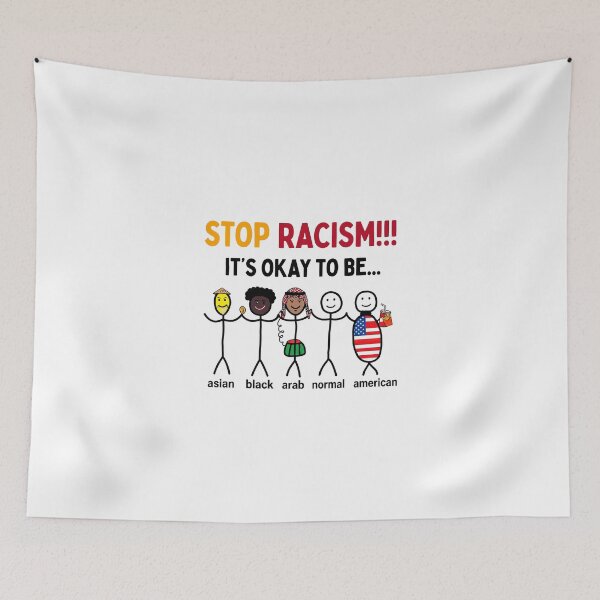 Aperçu de l'œuvre Halte au racisme, égalité, antiracisme, diversité, unité créée et vendue par HerbertJGranger.