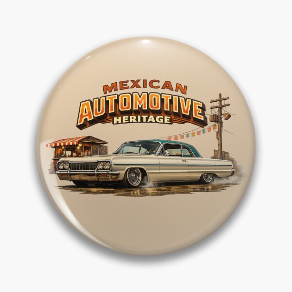 Item preview, Mexican Automotive Heritage | Classic Lowrider Culture Art designed and sold by Retro Arabica.