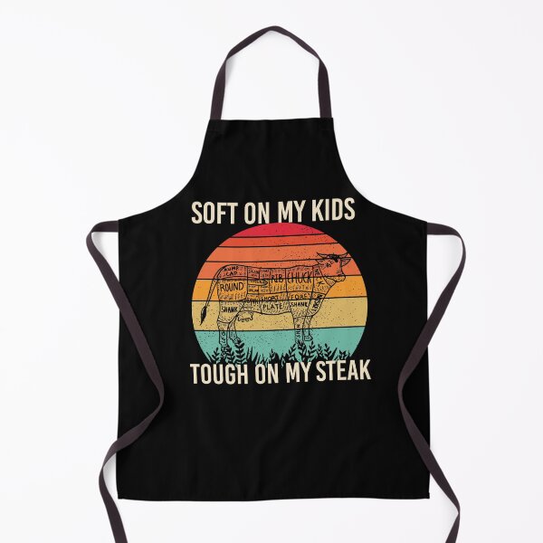 Item preview, Soft on My Kids. Tough on My Steak | Dad BBQ designed and sold by Creations by lyne.