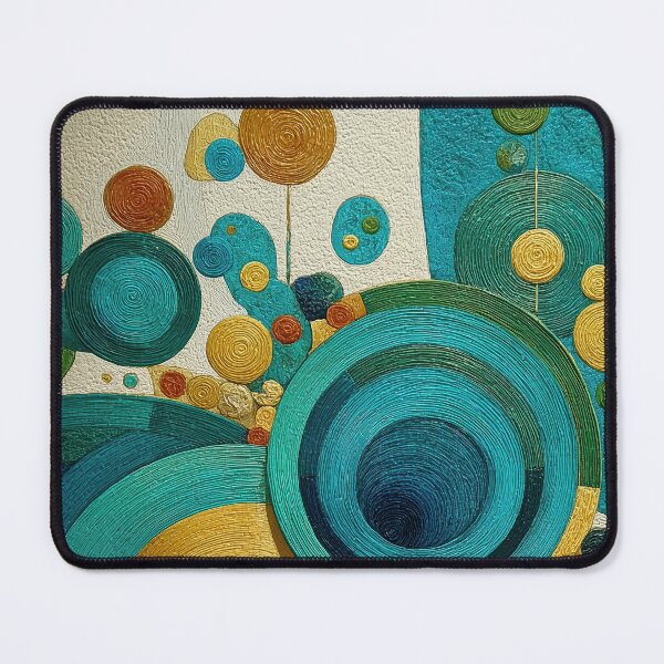 Item preview, Aqua Orbit Cascade Pattern designed and sold by BasajaunStudio.