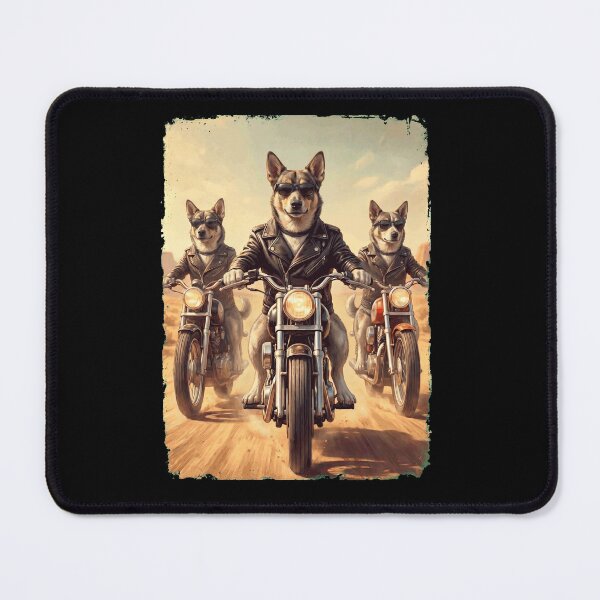 Item preview, Funny Swedish Vallhund Motorcycle Meme Dog Lover designed and sold by DoodleTortle.