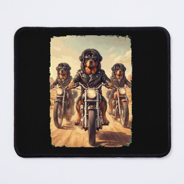 Item preview, Funny Tibetan Mastiff Motorcycle Meme Dog Lover designed and sold by DoodleTortle.