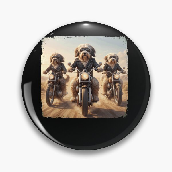 Item preview, Funny Tibetan Terrier Motorcycle Meme Dog Lover designed and sold by DoodleTortle.