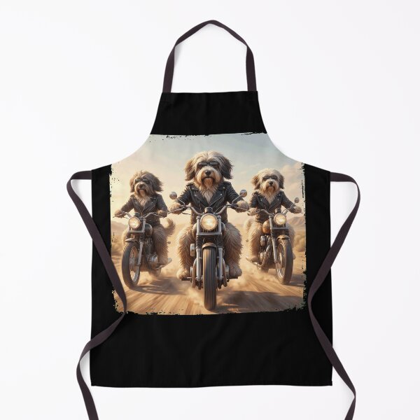 Item preview, Funny Tibetan Terrier Motorcycle Meme Dog Lover designed and sold by DoodleTortle.
