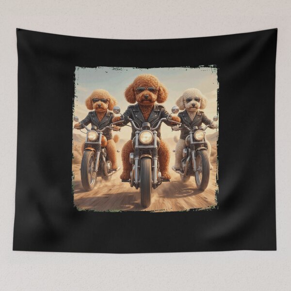 Item preview, Funny Toy Poodle Motorcycle Meme Dog Lover designed and sold by DoodleTortle.