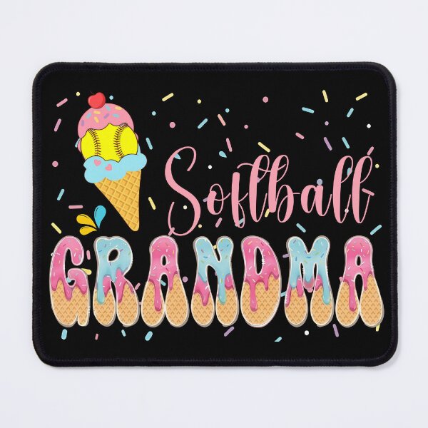 Item preview, Cute Ice Cream Softball Grandma Design designed and sold by LashondaGreen89.