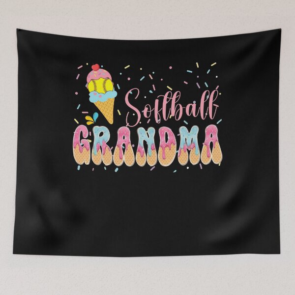 Item preview, Cute Ice Cream Softball Grandma Design designed and sold by LashondaGreen89.