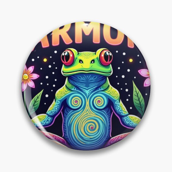 Item preview, Inner Harmony Meditating Frog Art designed and sold by SHUBHAM111.