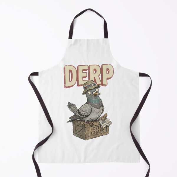 Item preview, Vintage Pigeon Illustration with Derp Typography designed and sold by aashcreat.