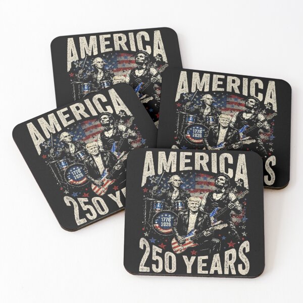 Item preview, 250 Years Strong 1776-2026 Trump Abraham-Lincoln-Playing-Guitar designed and sold by schoolofbullies.