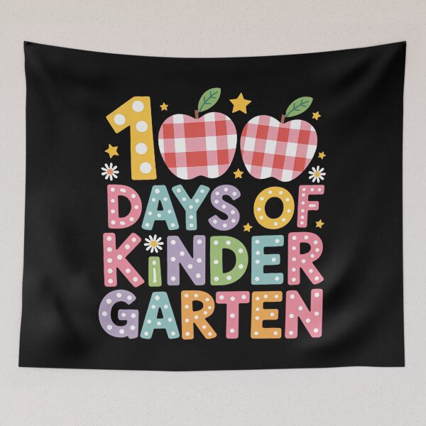 Item preview, 100 Days of Kindergarten Girls 100th Day of School designed and sold by TrinaEspinoza.