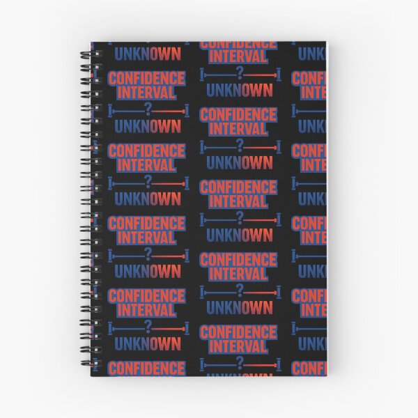 Item preview, Confidence Interval Unknown Statistics Humor designed and sold by TeeTimeTreasure.