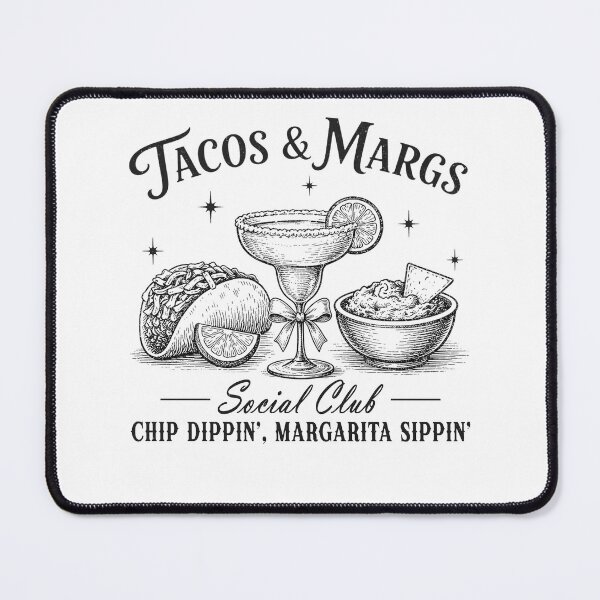 Item preview, Tacos & Margs Social Club Chip Dippin' Margarita Sippin' designed and sold by schoolofbullies.