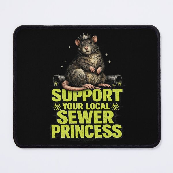 Item preview, Hantavirus Sewer Princess Rat Summer Meme Pandemic humour designed and sold by ArcanePrintsxo.