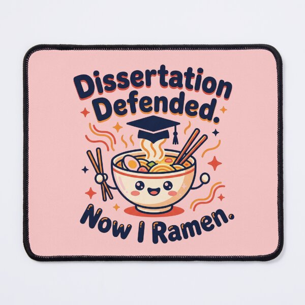 Item preview, Dissertation Defended Now I Ramen Funny PhD Graduation Gift for Grad Students Celebration Humor designed and sold by Im-Ara.