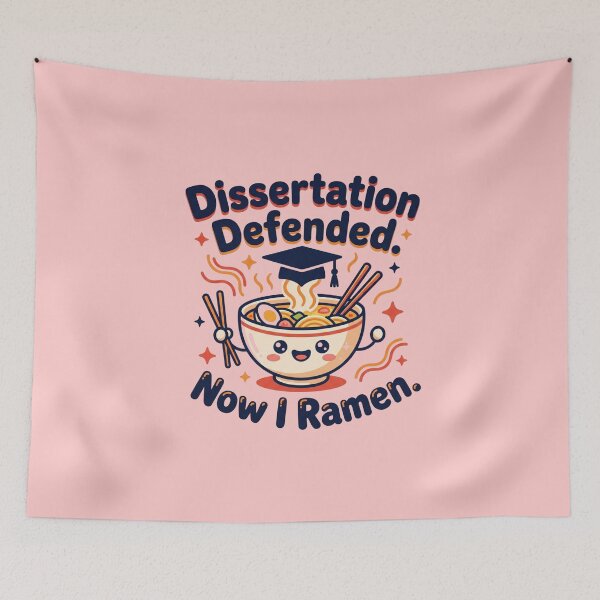 Item preview, Dissertation Defended Now I Ramen Funny PhD Graduation Gift for Grad Students Celebration Humor designed and sold by Im-Ara.