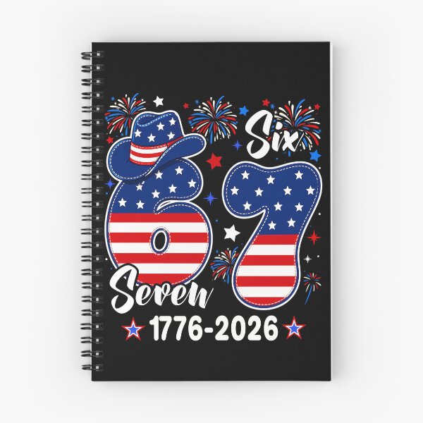 Item preview, 67 Six Seven Meme Funny 4th of July American Flag 1776-2026  designed and sold by schoolofbullies.