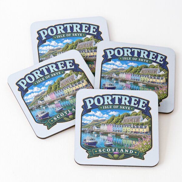 Item preview, Portree, Isle of Skye, Scotland designed and sold by Myra365Art.