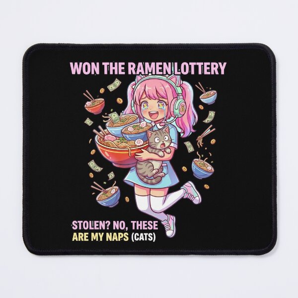 Item preview, Funny Anime Nurse Paid In Ramen Cat Meme Cute Kawaii Nurse Life Humor Gift designed and sold by Im-Ara.