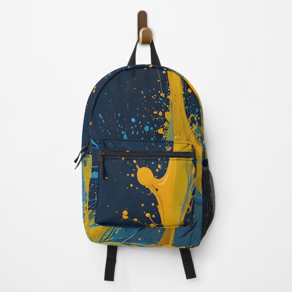 Item preview, Liquid Splash - Abstract Yellow and Blue Paint Drip designed and sold by Paulocdias.