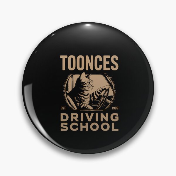 Artikelvorschau, Toonces Fahrschule Katzencreme-Überzug entworfen und verkauft von UllricKramer.