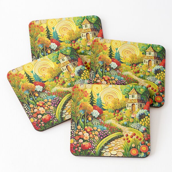 Item preview, Gustav Klimt Flower Garden  designed and sold by Vicky Brago-Mitchell®.