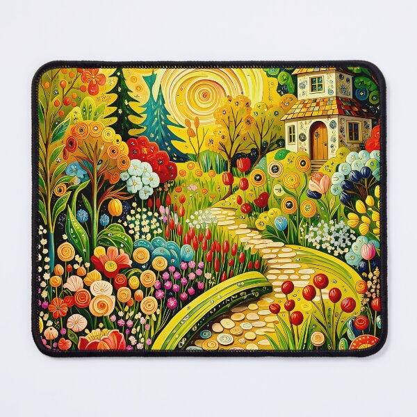 Item preview, Gustav Klimt Flower Garden designed and sold by Vicky Brago-Mitchell®.
