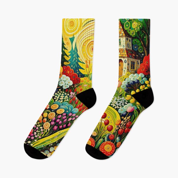 Item preview, Gustav Klimt Flower Garden  designed and sold by Vicky Brago-Mitchell®.