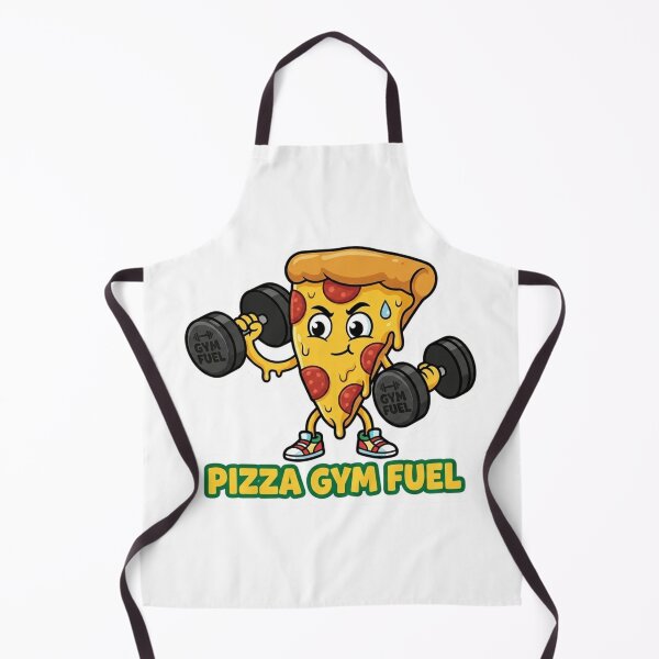 Item preview, Funny Pizza Lifting Weights - Gym Fuel Sticker designed and sold by JeevanStickers.