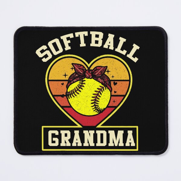 Item preview, Vintage Heart Softball Grandma Design designed and sold by LashondaGreen89.
