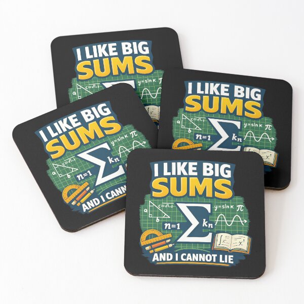 Item preview, I Like Big Sums And I Cannot Lie Math Humor designed and sold by TeeTimeTreasure.