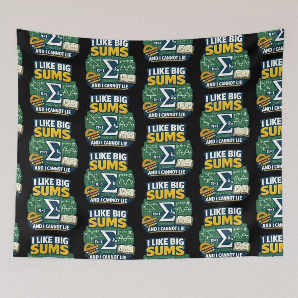 Item preview, I Like Big Sums And I Cannot Lie Math Humor designed and sold by TeeTimeTreasure.
