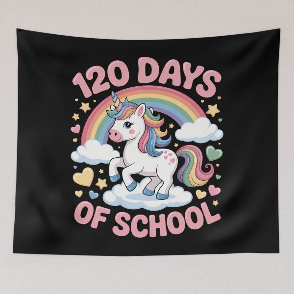 Item preview, 120 Days of School Unicorn Girls Teacher 120th Day of School designed and sold by TrinaEspinoza.