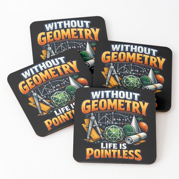 Item preview, Without Geometry Life Is Pointless Math Humor designed and sold by TeeTimeTreasure.
