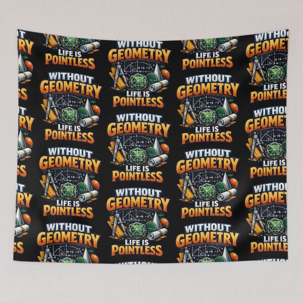 Item preview, Without Geometry Life Is Pointless Math Humor designed and sold by TeeTimeTreasure.