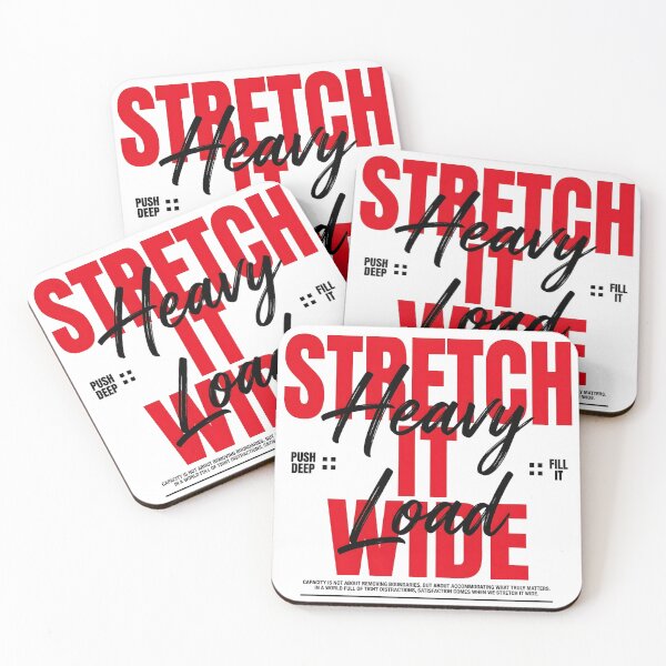 Item preview, Heavy Load Stretch It Wide Provocative Y2K Typography designed and sold by P2P-paotopao.