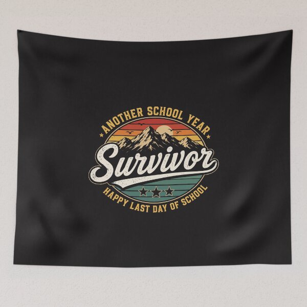 Item preview, Another School Year Survivor Retro Last Day Of School designed and sold by kiralynstration.