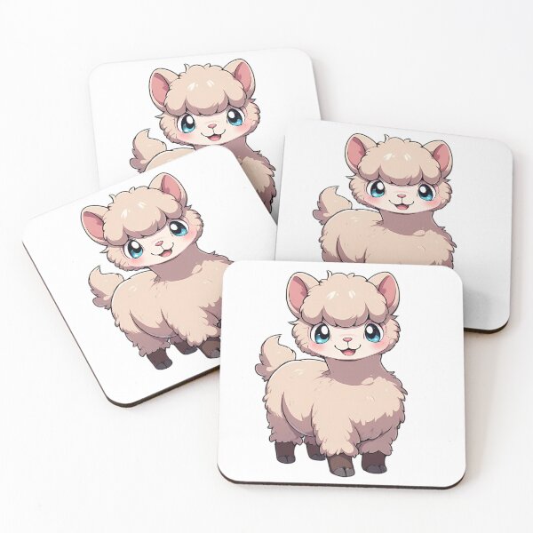 Item preview, Cute Chibi Alpaca – Adorable Fluffy Llama Art designed and sold by creativepers.