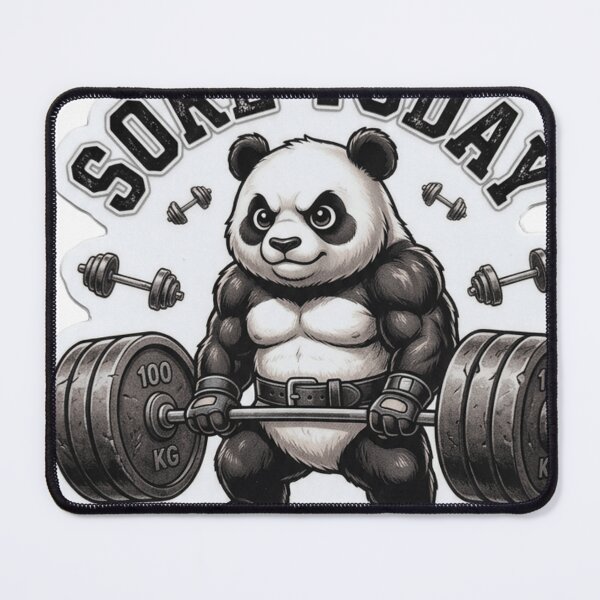 Item preview, Strong Panda Gym - Sore Today Strong Tomorrow designed and sold by JeevanStickers.