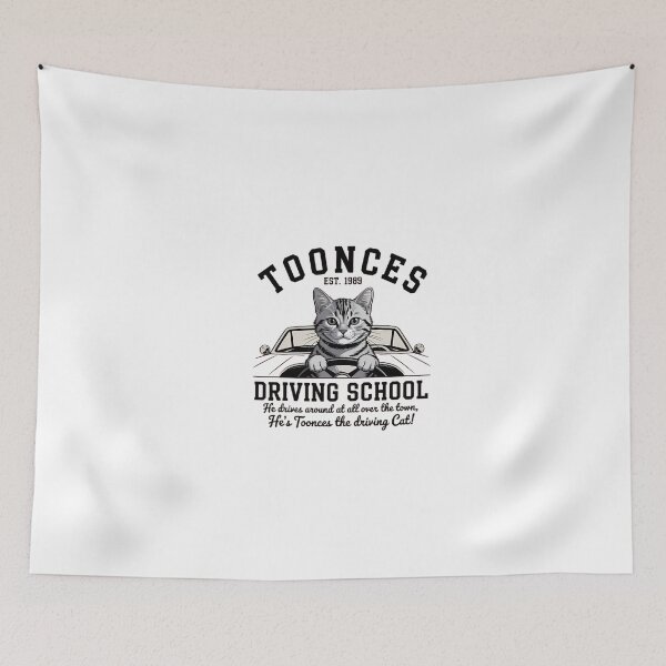 Item preview, Toonces Driving School Est 1989 The Driving Cat Me designed and sold by UllricKramer.