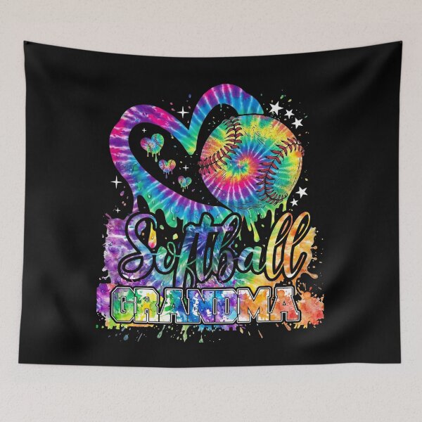Item preview, Tie Dye Softball Grandma Splash Design designed and sold by LashondaGreen89.