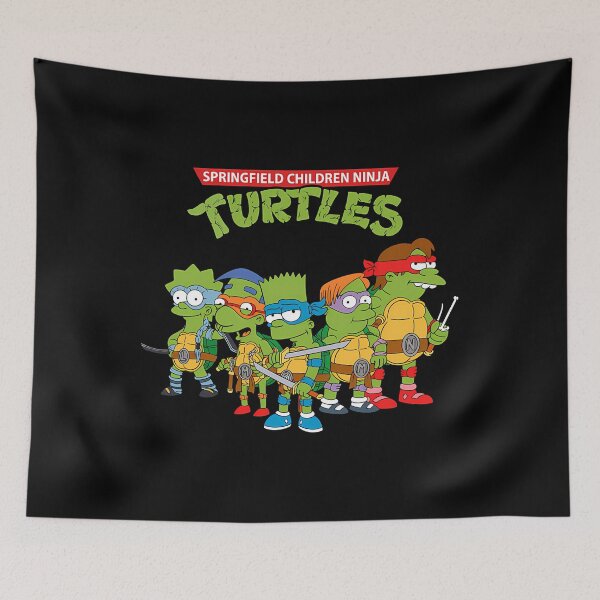 Item preview,  The Simpsons-Springfield Ninja Turtles Ultimate Retro Mashup designed and sold by kogshop.