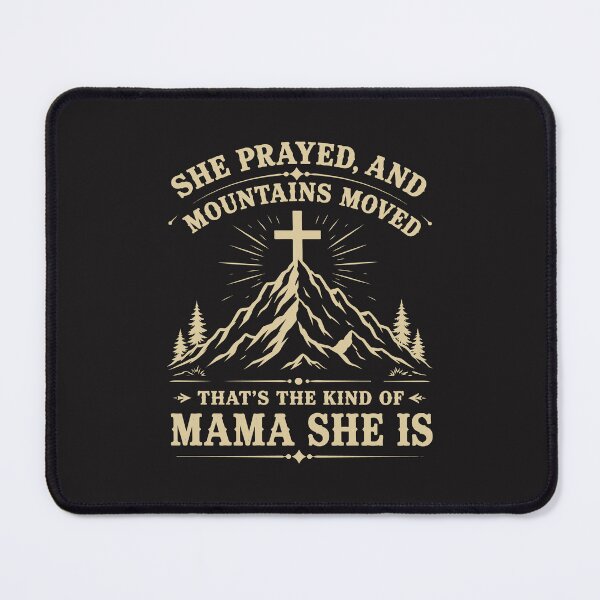 Item preview, She Prayed And Mountains Moved Christian Faith Retro designed and sold by kiralynstration.